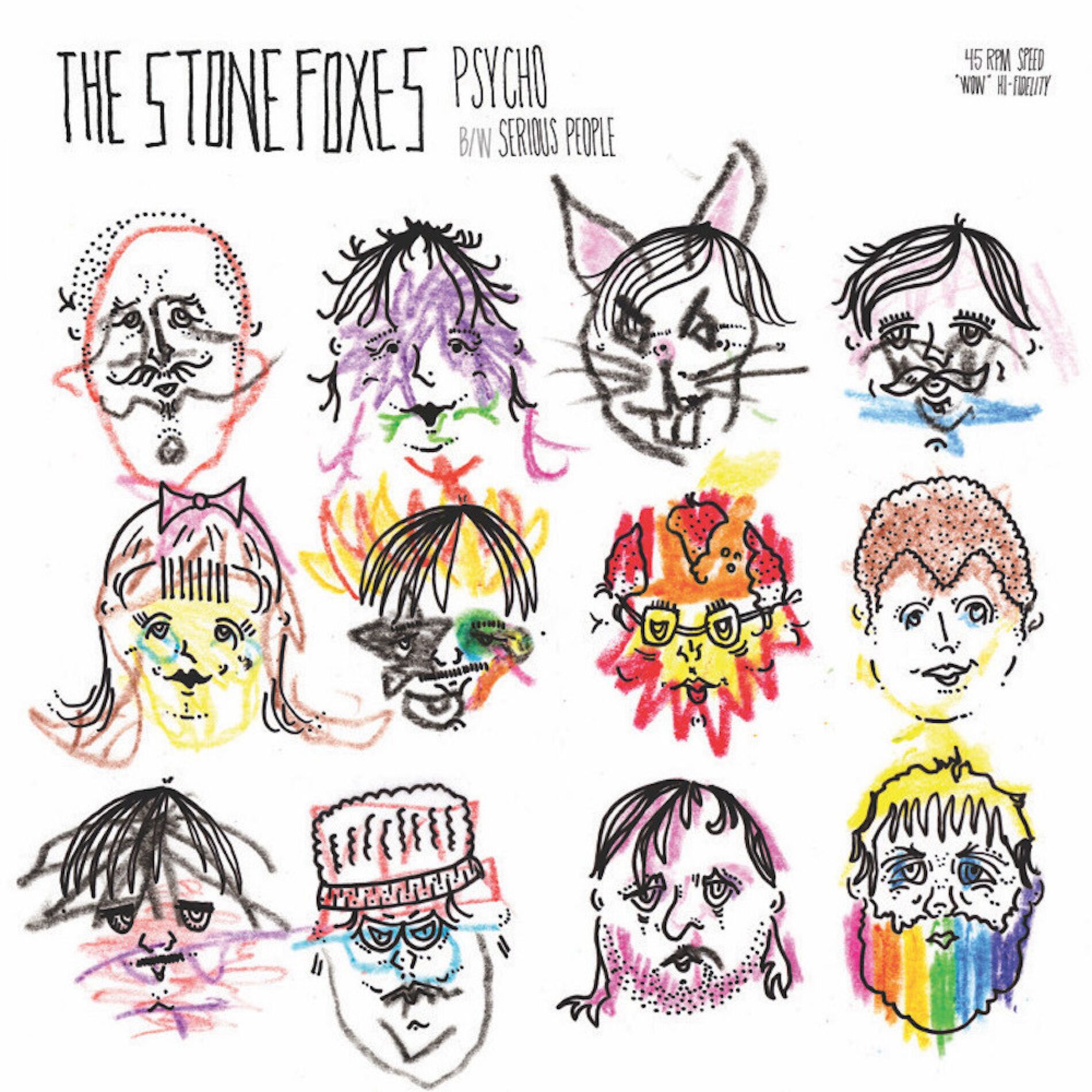 Album cover of Psycho b/w Serious People