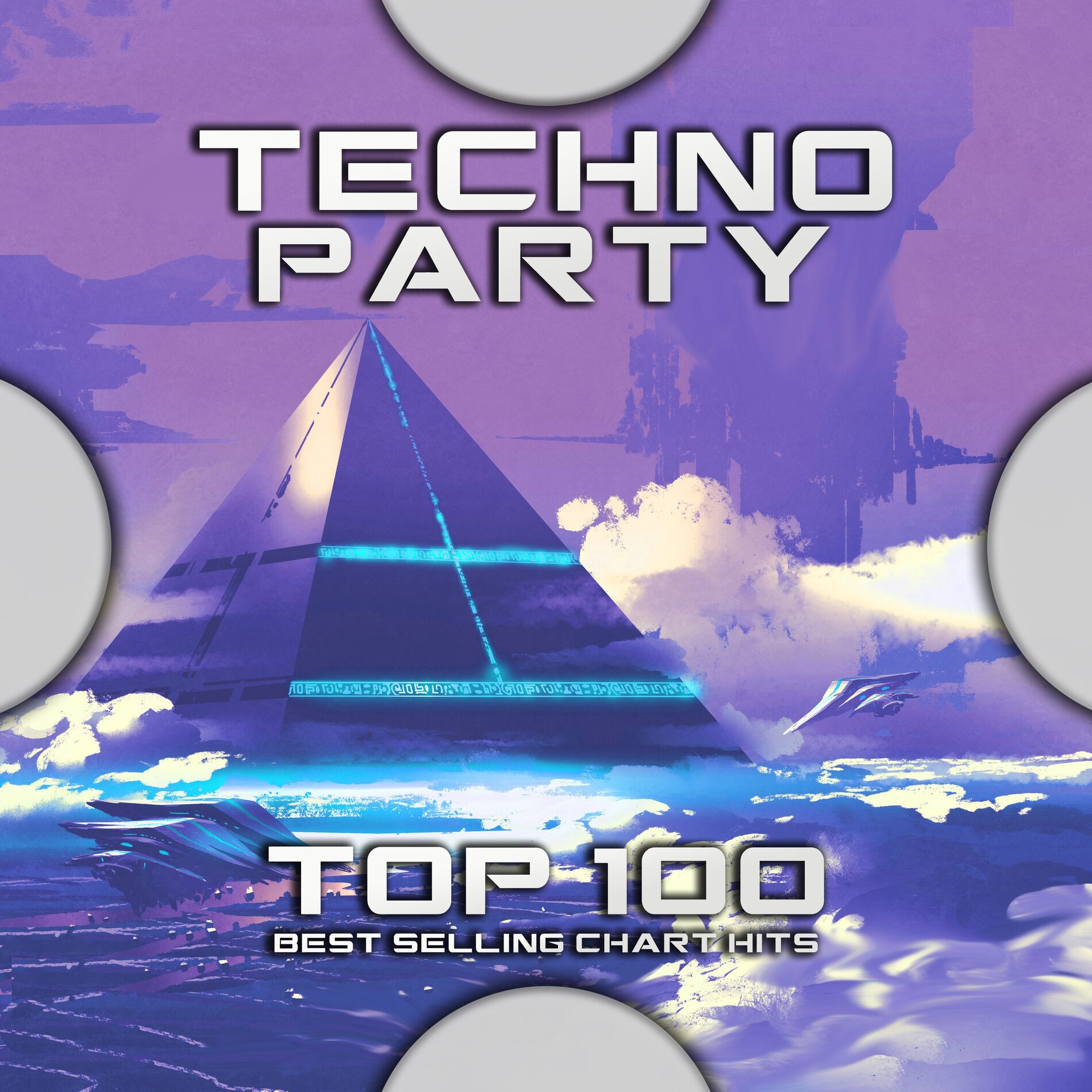 Album cover of Techno Party Top 100 Best Selling Chart Hits
