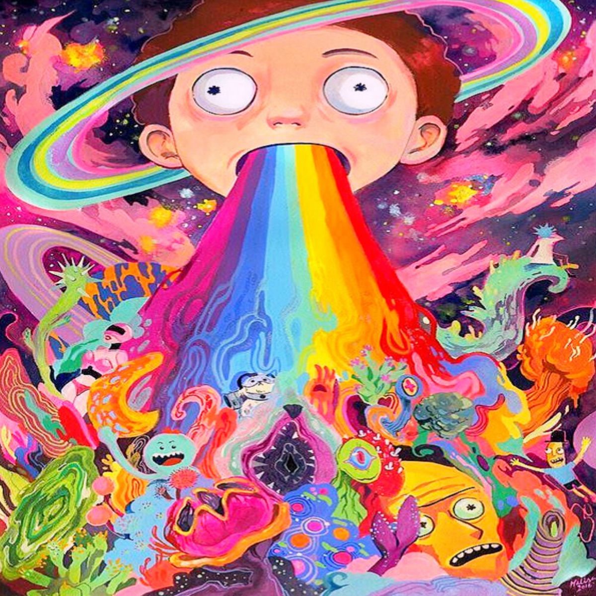 Album cover of Rick & Morty On Acid