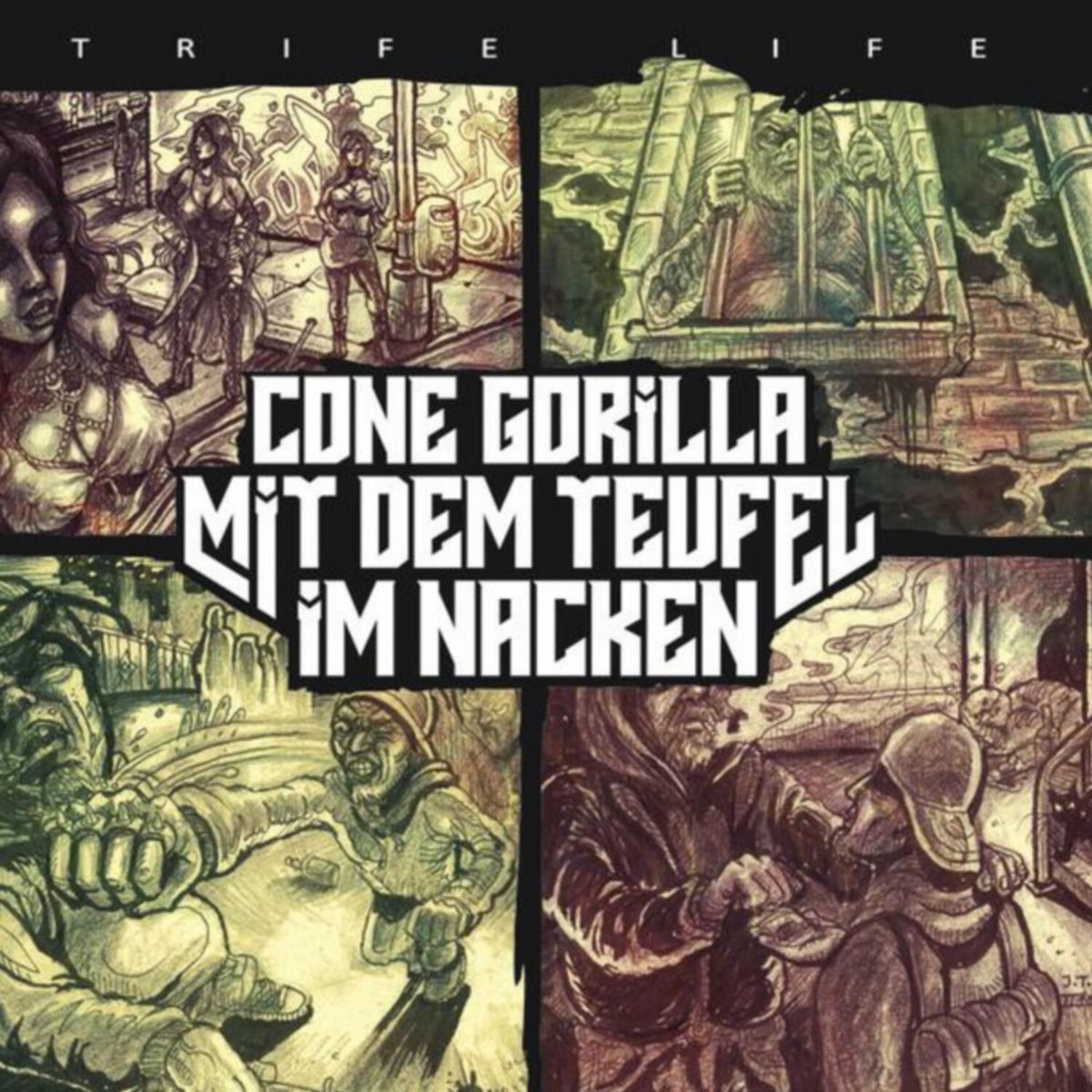 Album cover of Mit dem Teufel im Nacken