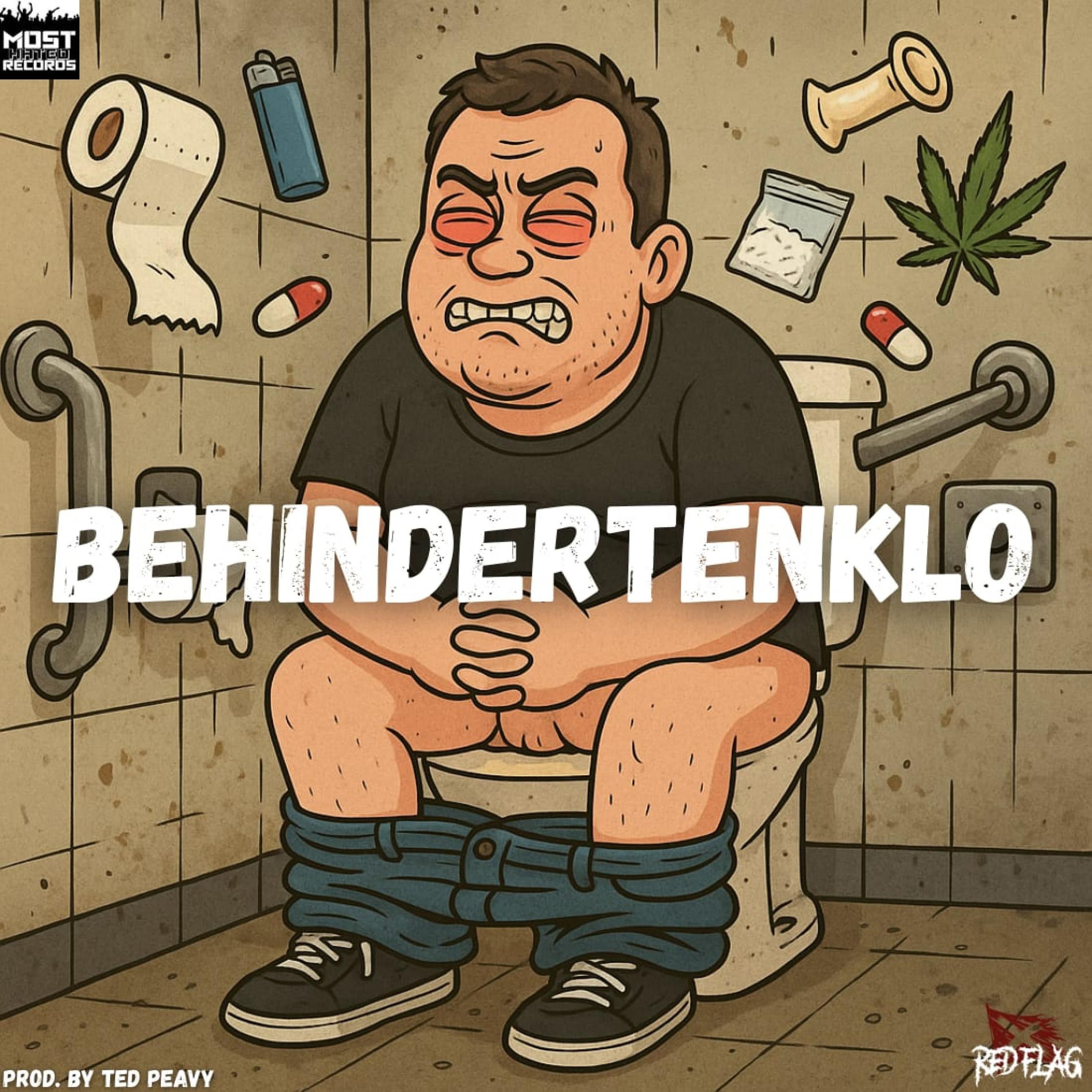 Album cover of Behindertenklo (feat. Red Flag Music)
