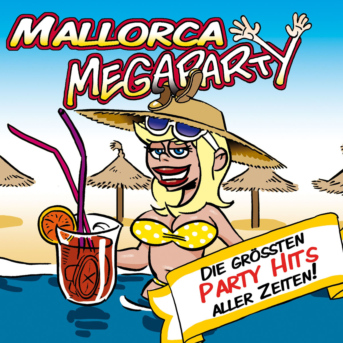 Album cover of Mallorca Megaparty – Die grössten Party Hits aller Zeiten