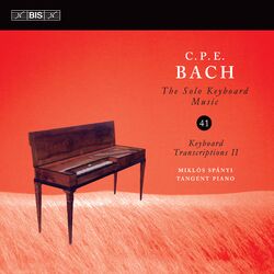 Cover of C.P.E. Bach: The Solo Keyboard Music Vol. 41: Keyboard Transcriptions II
