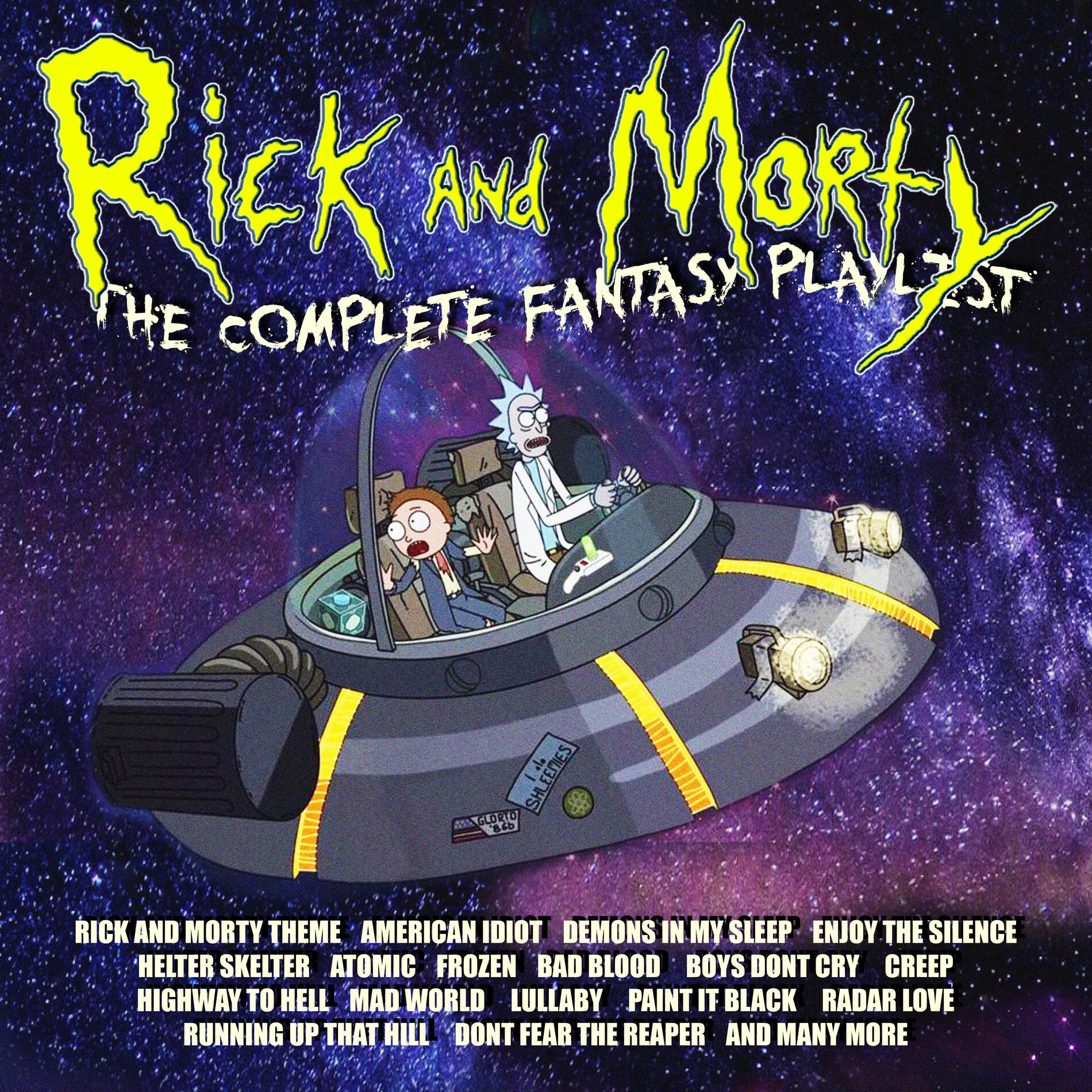 Album cover of Rick And Morty - The Complete Fantasy Playlist