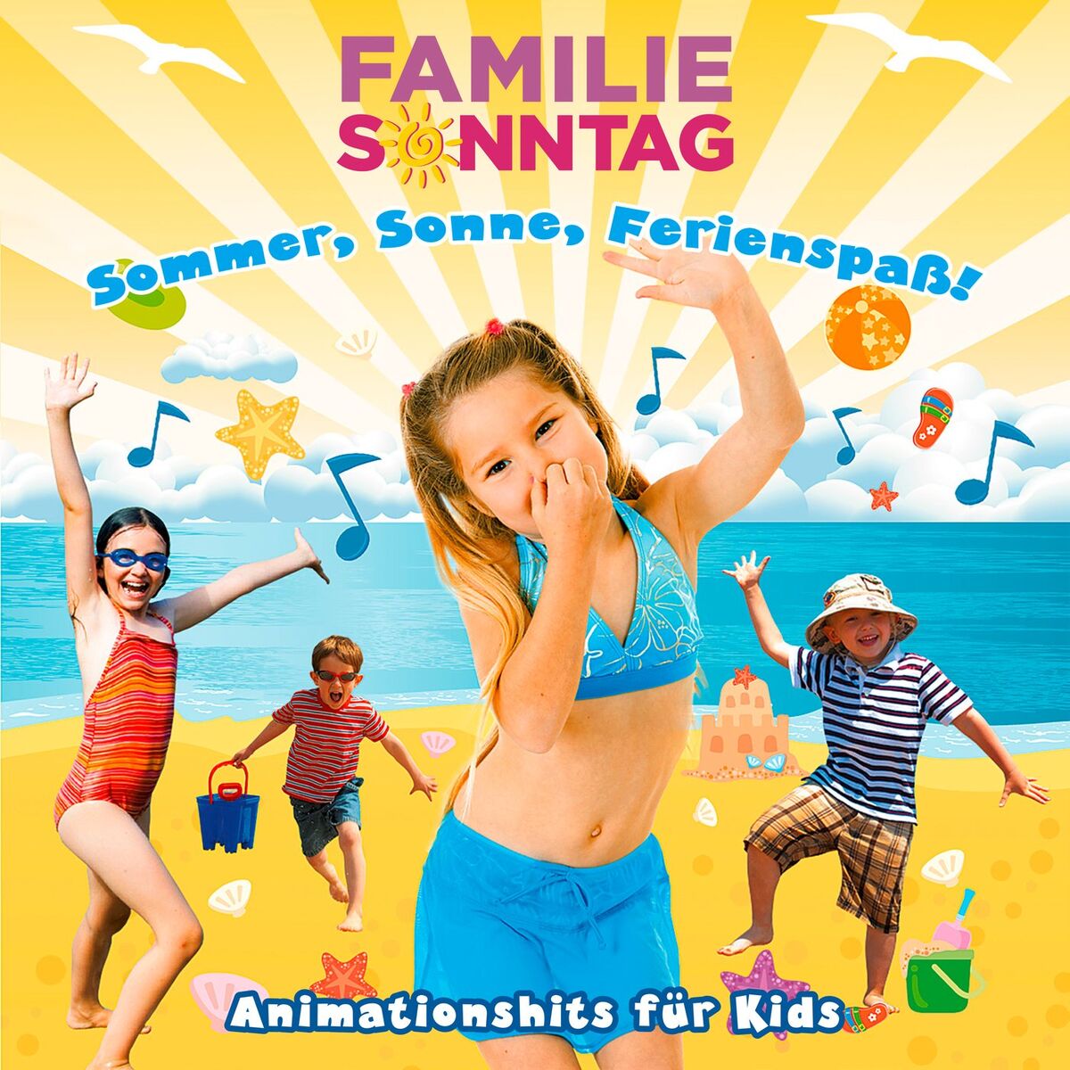 Album cover of Sommer, Sonne, Ferienspaß! Animationshits für Kids