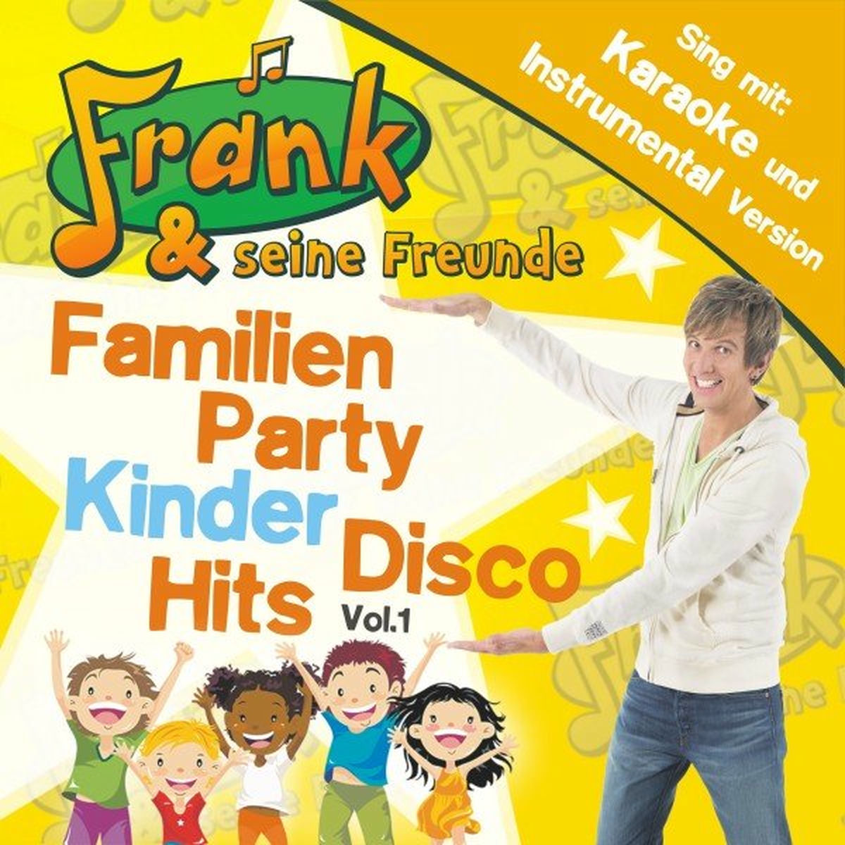 Album cover of Familien Party Kinder Disco Hits, Vol. 1 (Instrumental-Karaoke-Versionen)