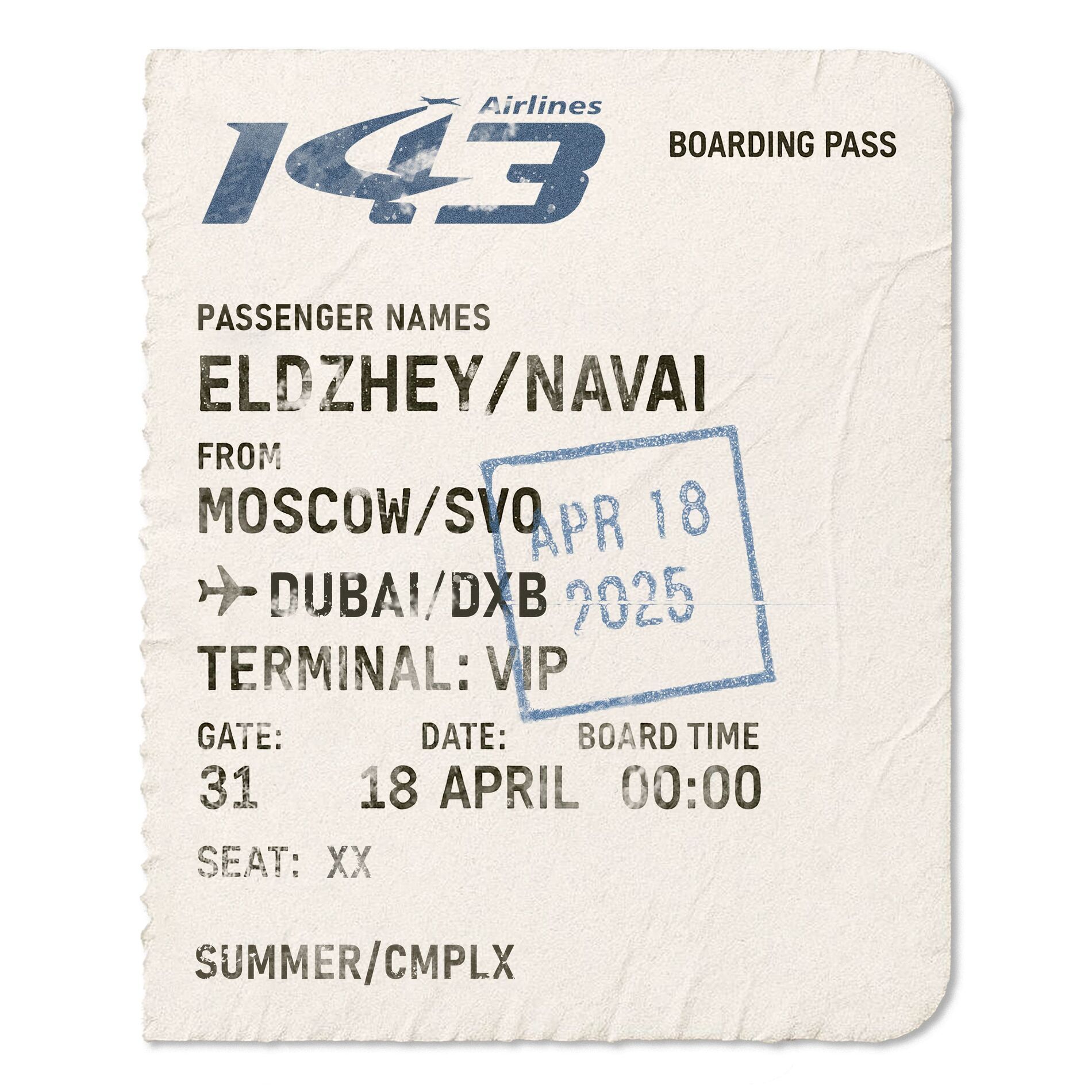 Album cover of AEROFLOT 143