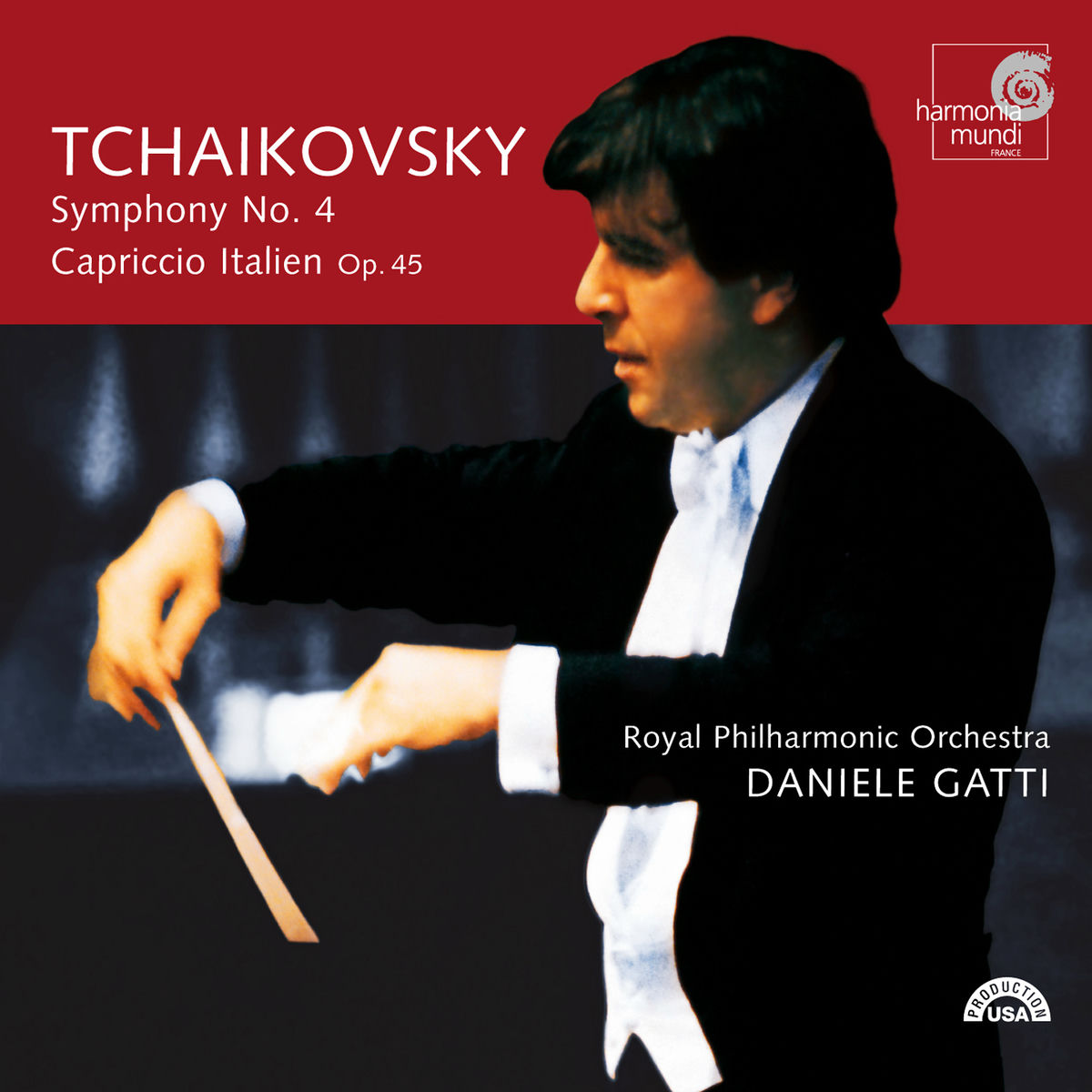 Album cover of Tchaikovsky: Symphony No. 4; Capriccio Italien, Op. 45