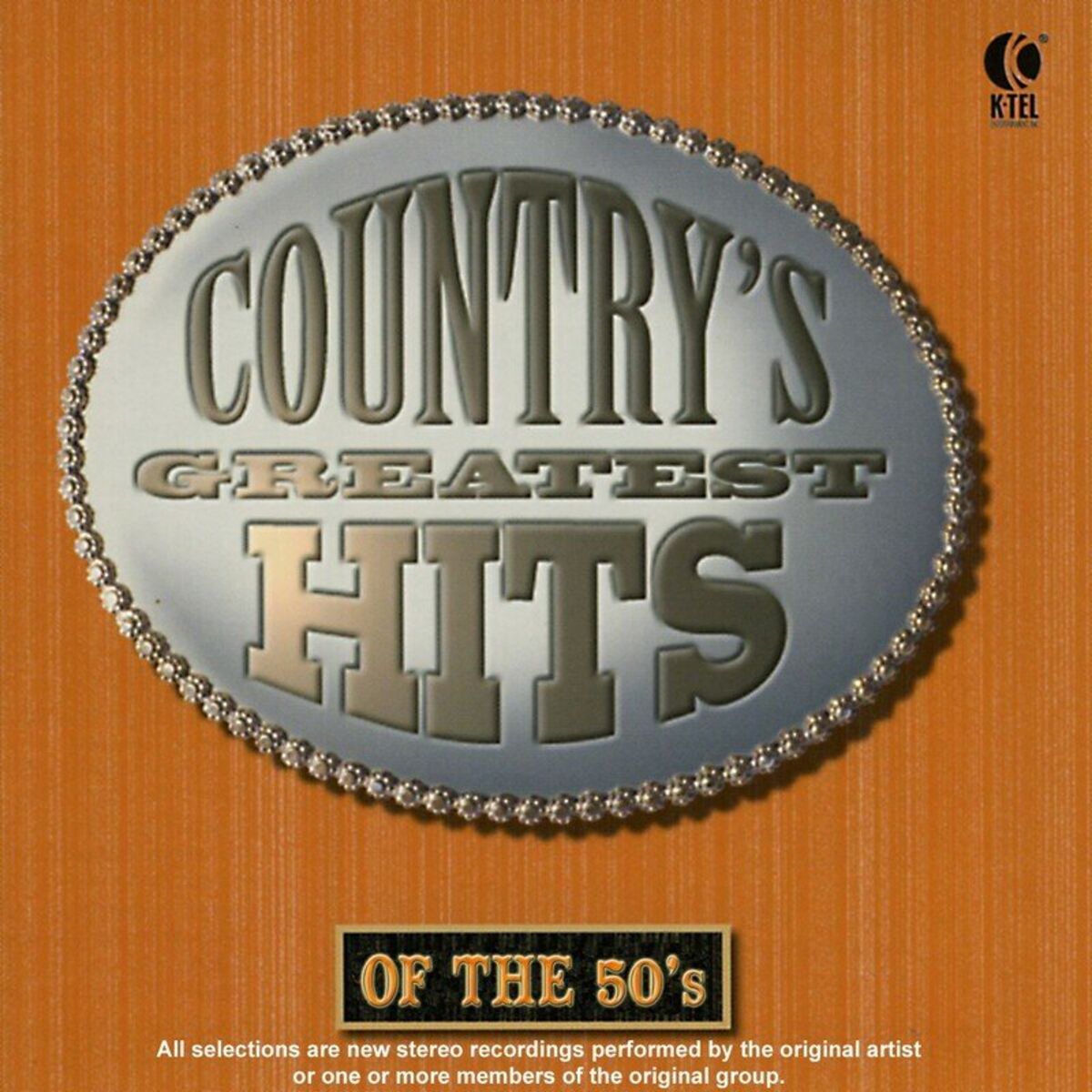 Album cover of Country's Greatest Hits of the 50's