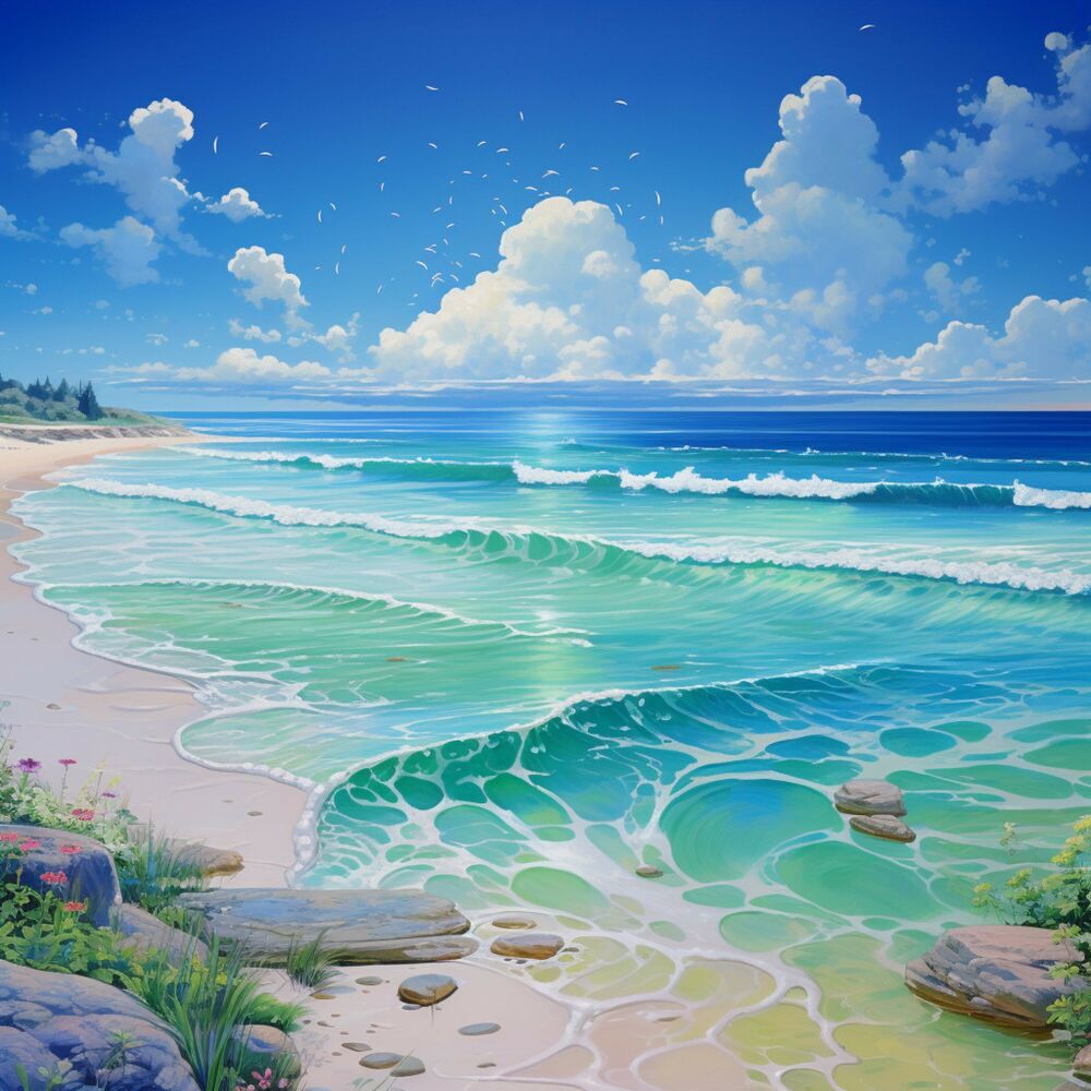 Picture of Musical Waves: Ocean Breeze Harmonies