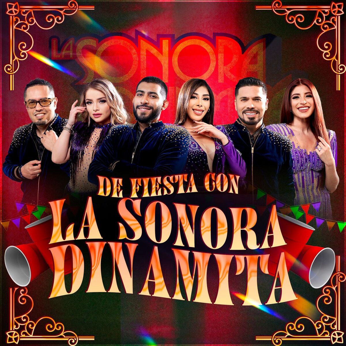 Album cover of De Fiesta Con La Sonora Dinamita