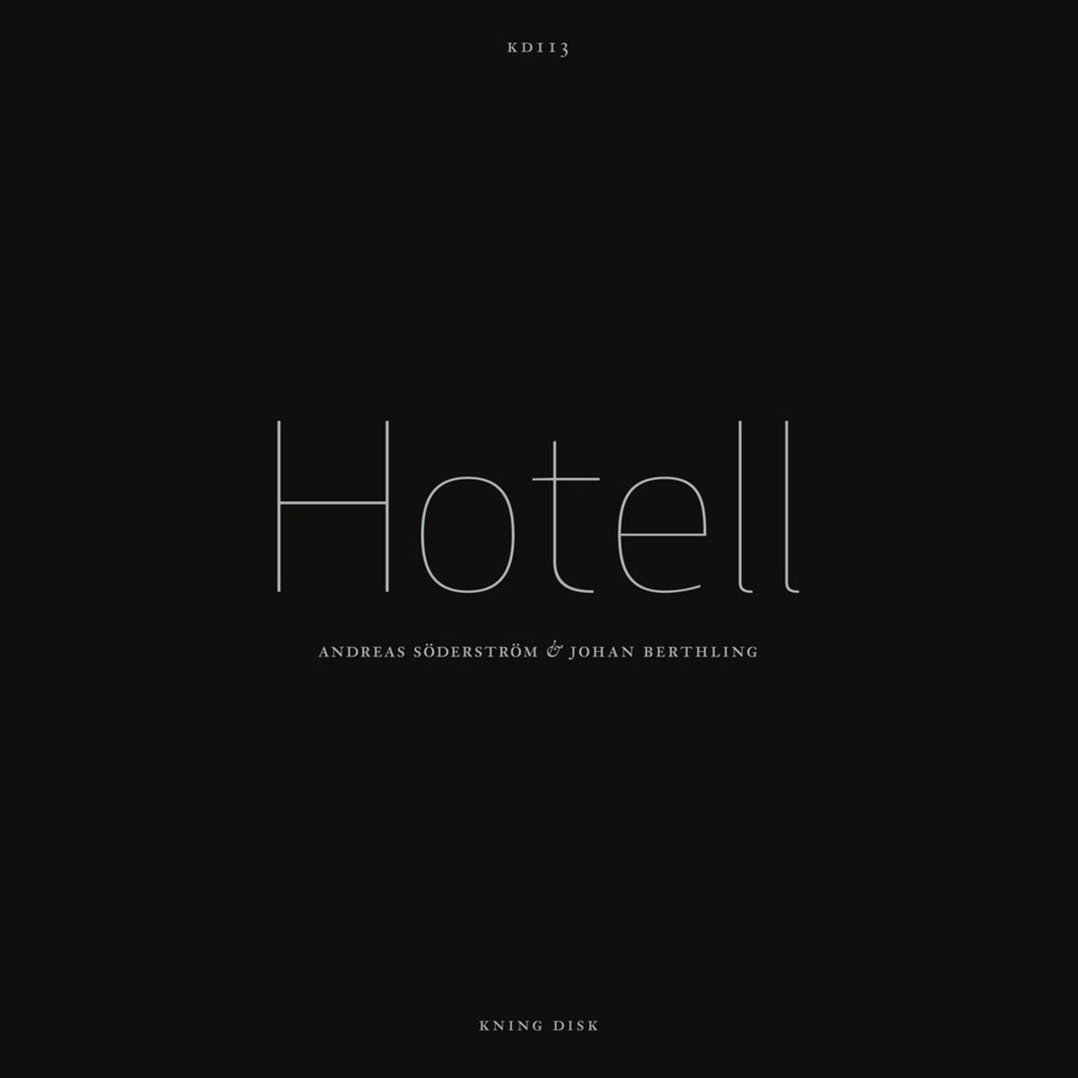 Album cover of Hotell