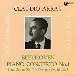 Cover of Beethoven: Piano Concerto No. 1, Op. 15 & Piano Sonata No. 7, Op. 10 No. 3