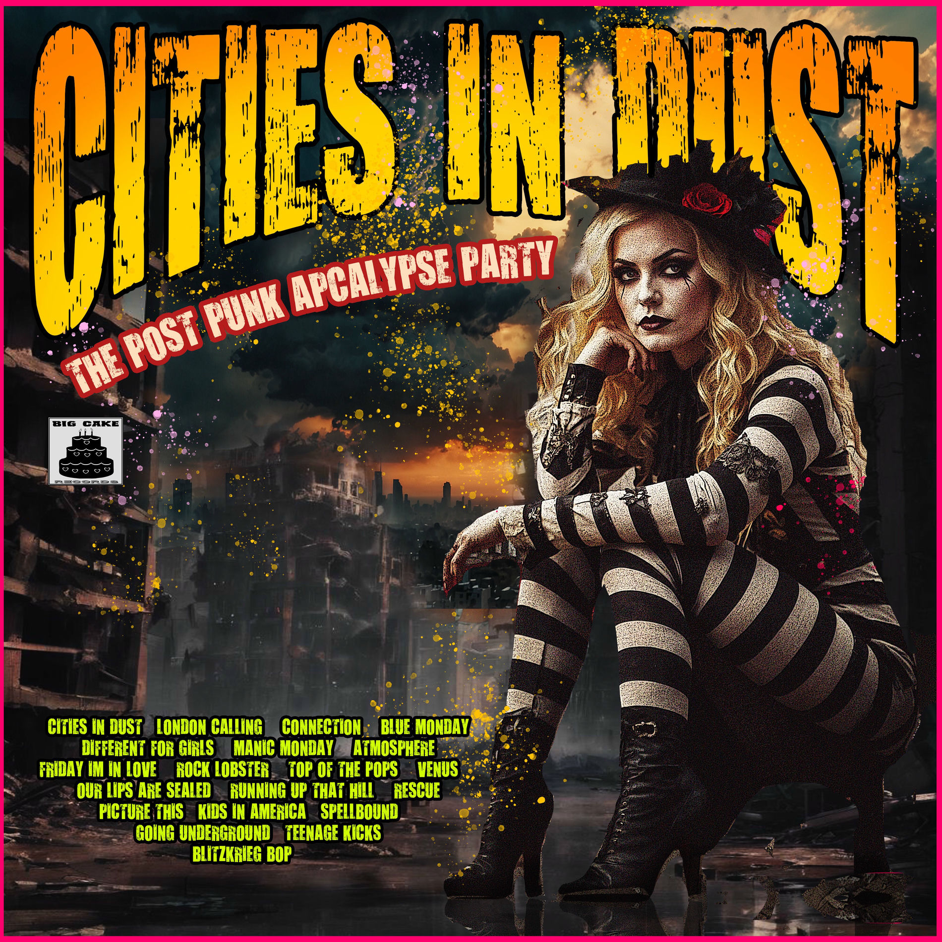 Album cover of Cities In The Dust - The Post Punk Apocalypse Party