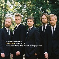 Cover of Fuchs & Brahms: Clarinet Quintets