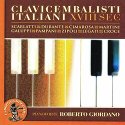 Cover of I clavicembalisti italiani del XVIII secolo : Domenico Scarlatti, Francesco Durante, Domenico Cimarosa, Giambattista Martini, Bald
