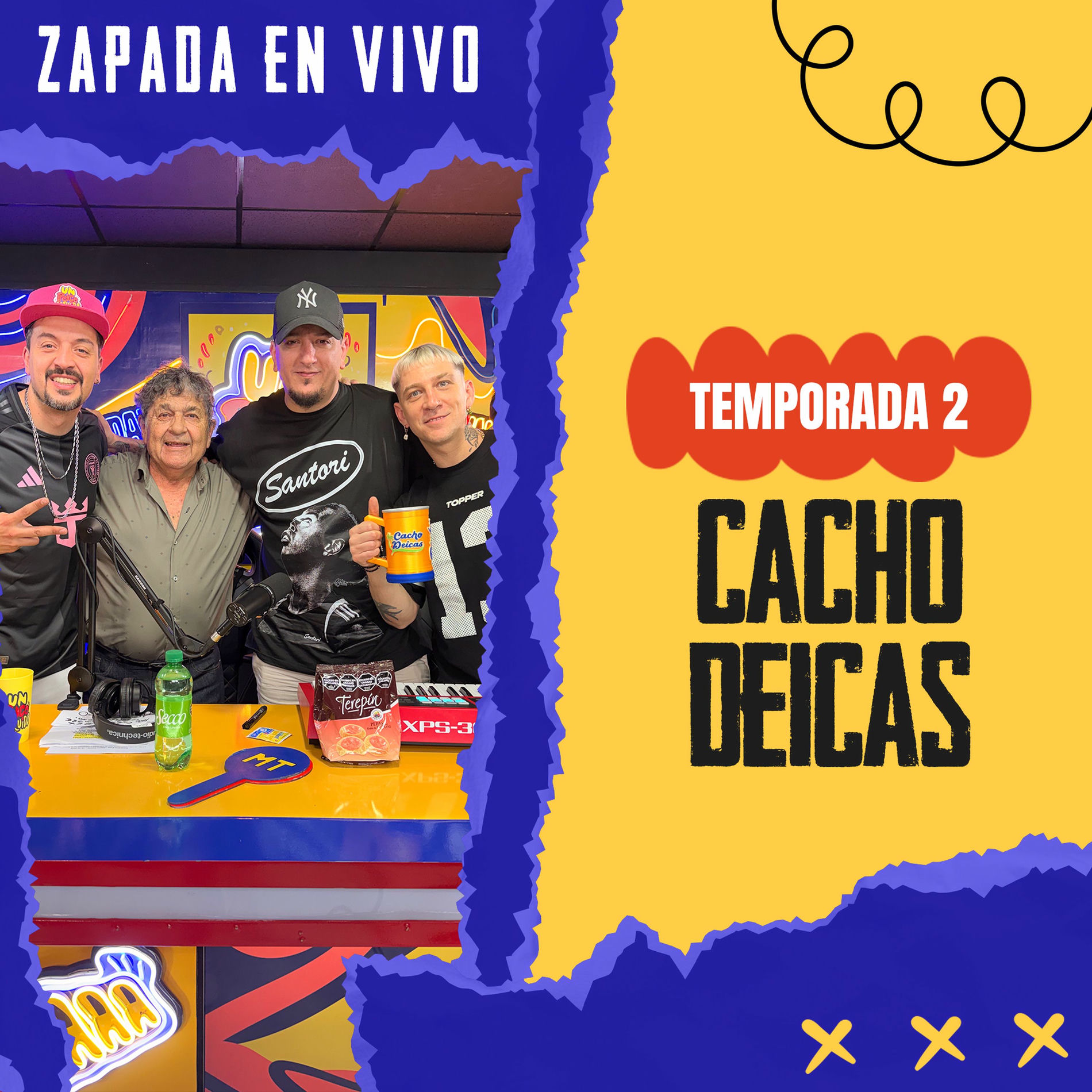 Album cover of CACHO DEICAS / Zapada EN VIVO en UN POCO DE RUIDO !