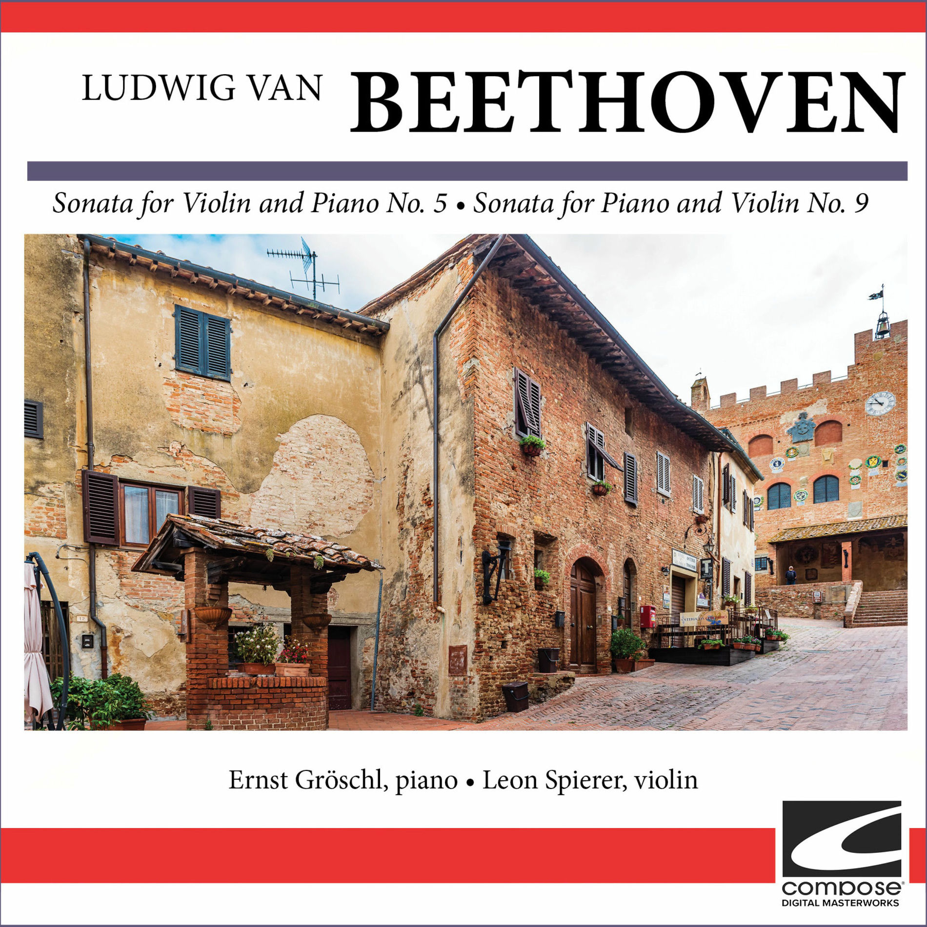 Album cover of Ludwig van Beethoven - Sonata for Violin and Piano No. 5 - Sonata for Piano and Violin No. 9