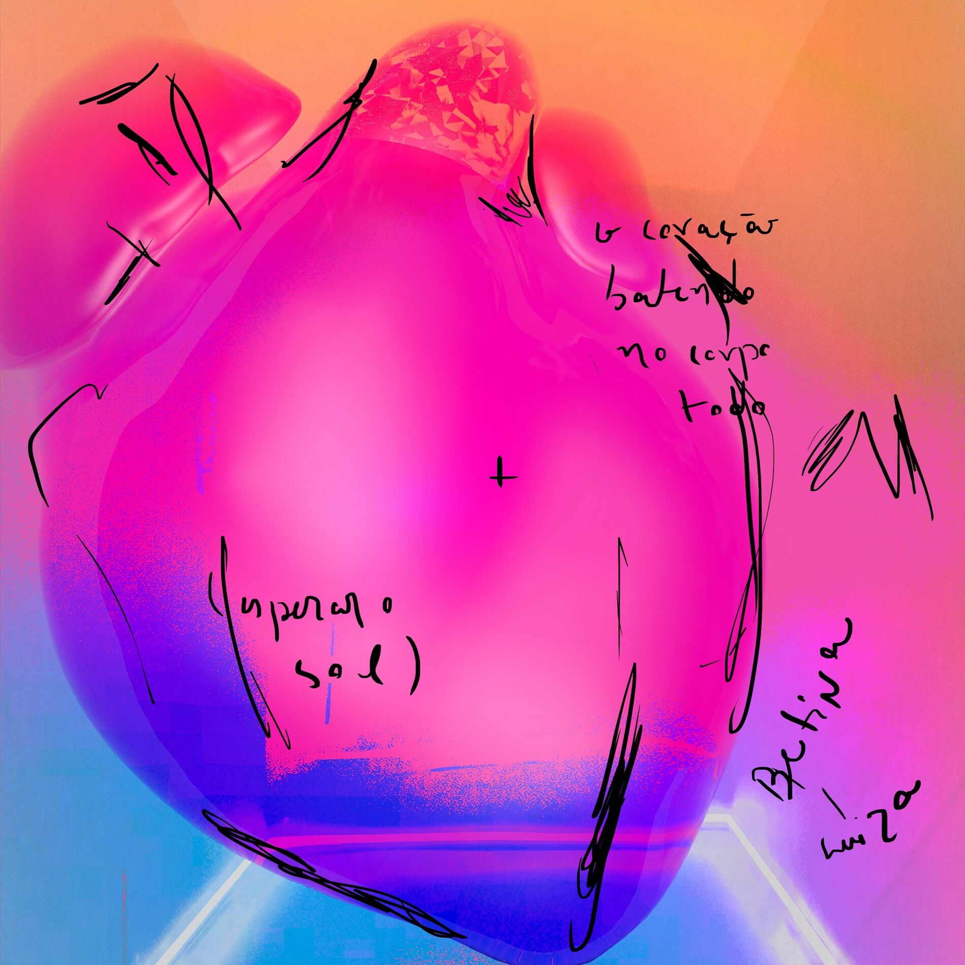 Album cover of O Coração Batendo no Corpo Todo (Esperar o Sol)