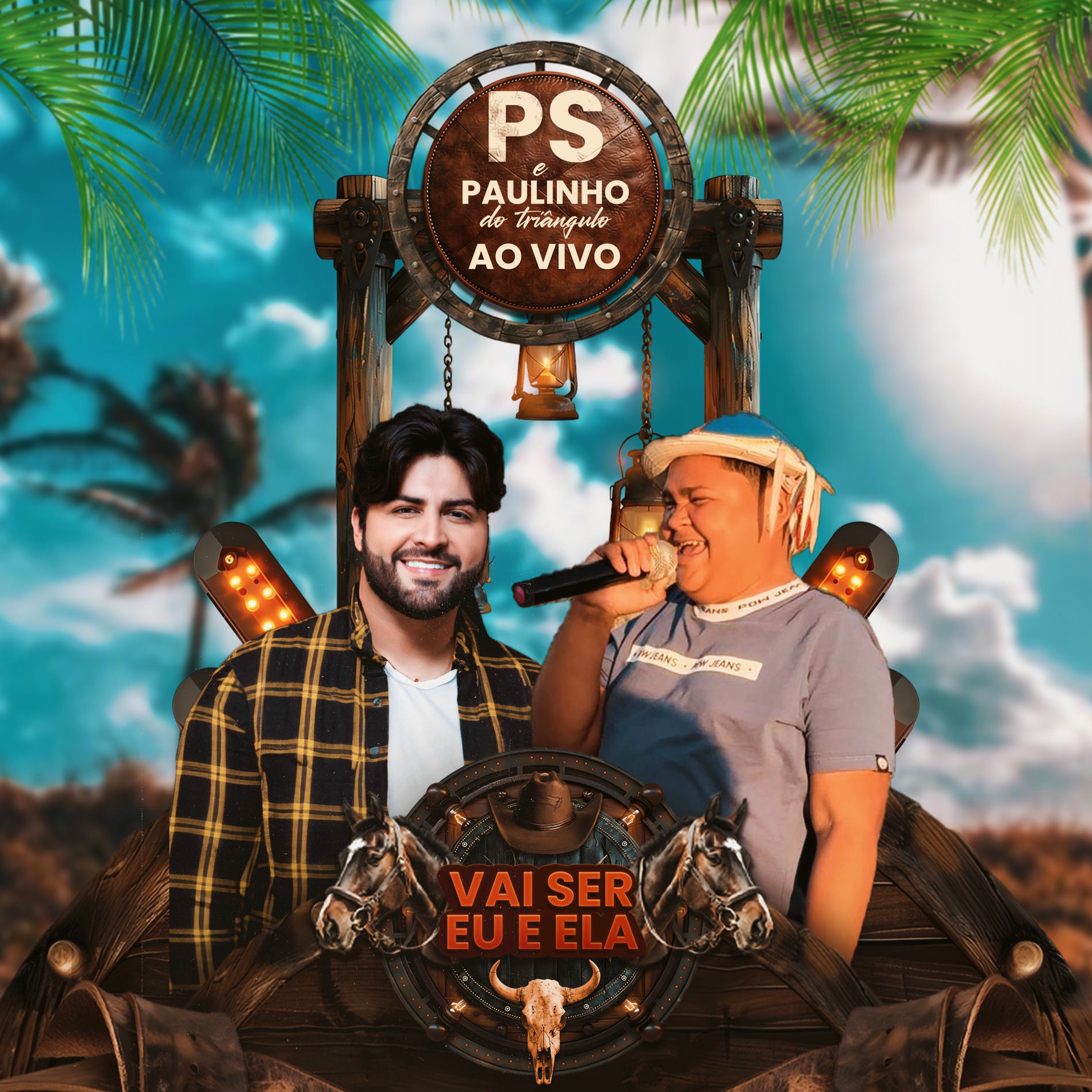 Album cover of Vai Ser Eu e Ela (Ao Vivo)