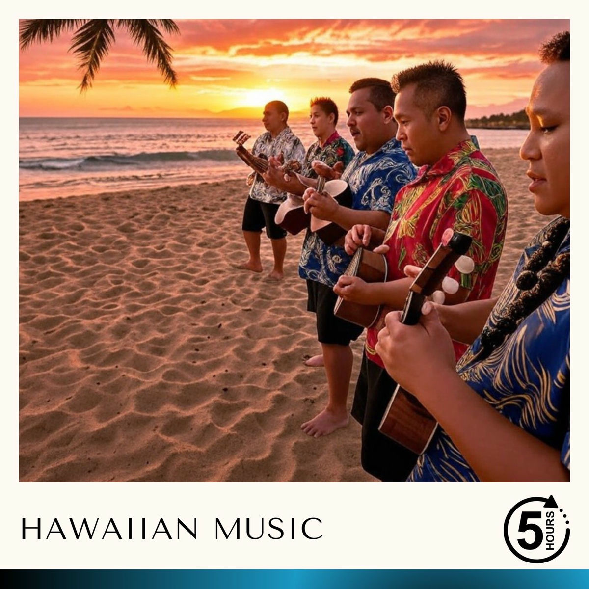 Album cover of 5 Hours of Hawaiian Music Paradise