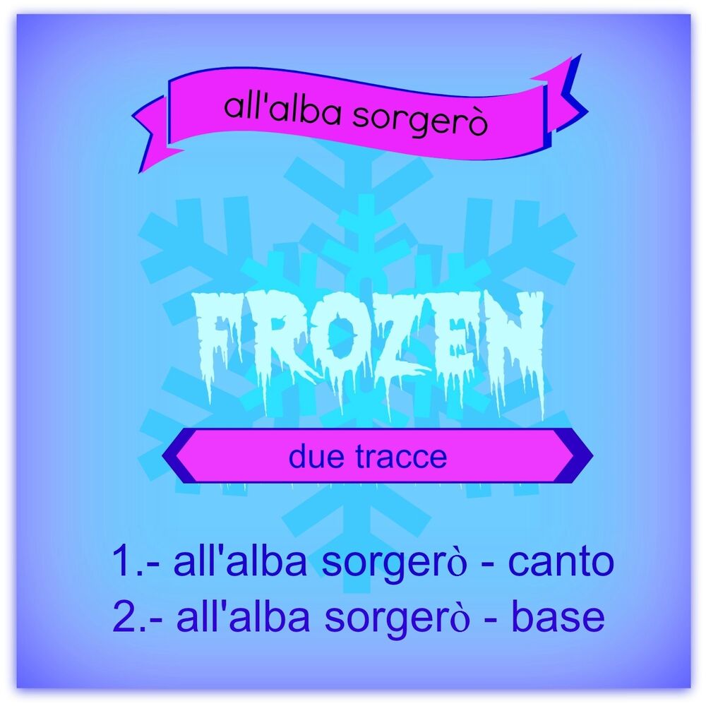 Picture of All'alba sorgerò (Dal film "Frozen - Il regno di ghiaccio")