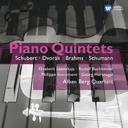 Cover of Schubert, Dvořák, Brahms & Schumann: Piano Quintets