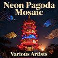 Neon Pagoda Mosaic
