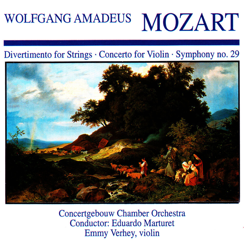 Picture of Wolfgang Amedeus Mozart: Divertimento for String · Concerto for Violin · Symphony No. 29