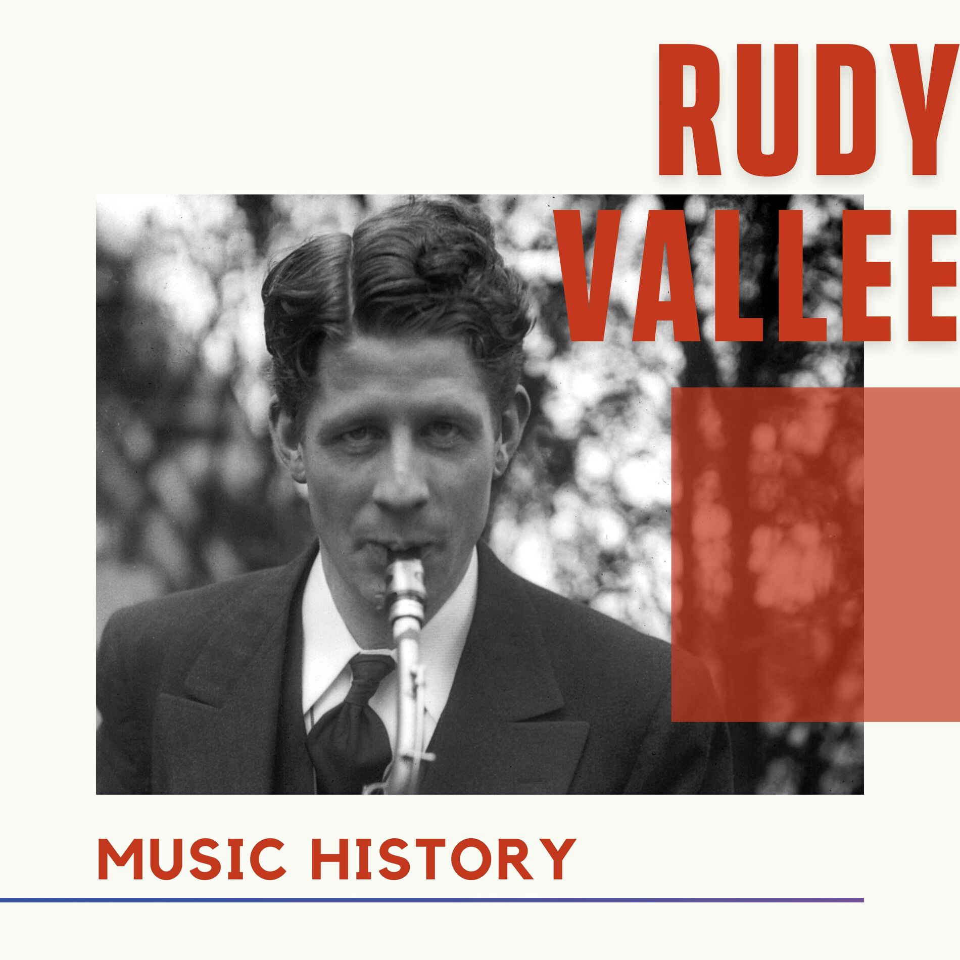 Album cover of Rudy Vallee - Music History