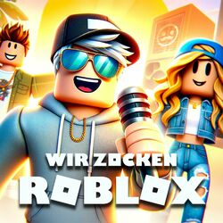 Cover of Wir zocken Roblox