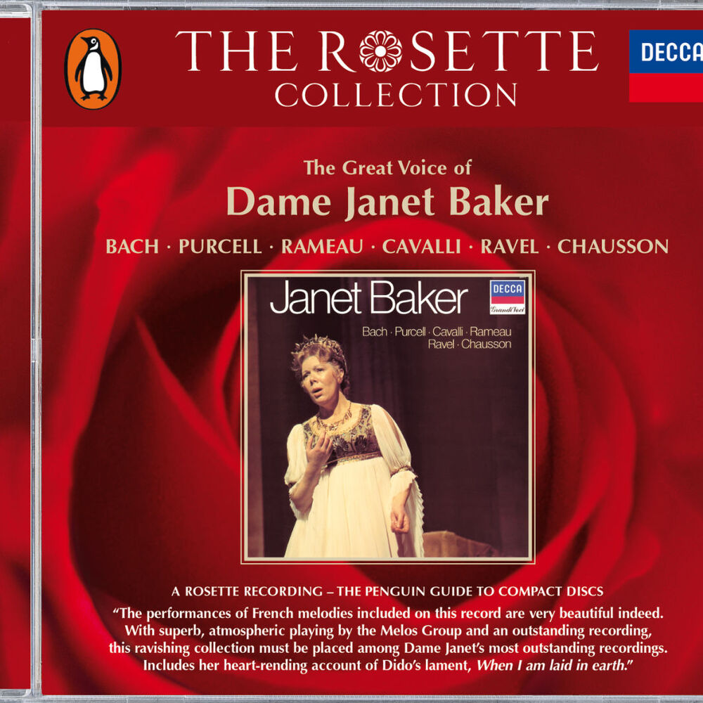 Picture of Bach/Purcell/Rameau/Cavalli/Ravel/Chausson - Janet Baker