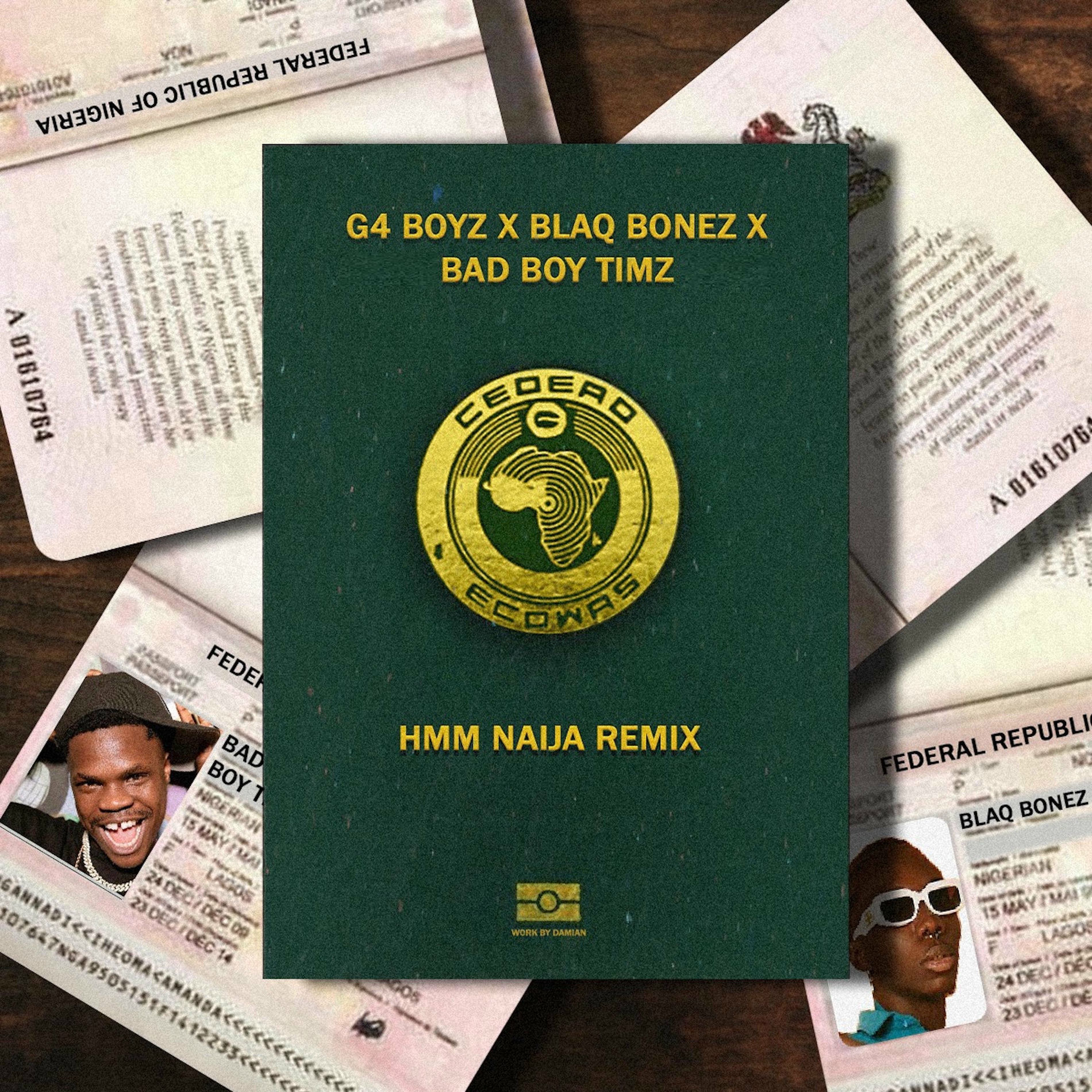 Album cover of Hmm (feat. Blaqbonez & Bad Boy Timz) (Remix)