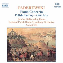 Cover of PADEREWSKI: Piano Concerto / Polish Fantasy