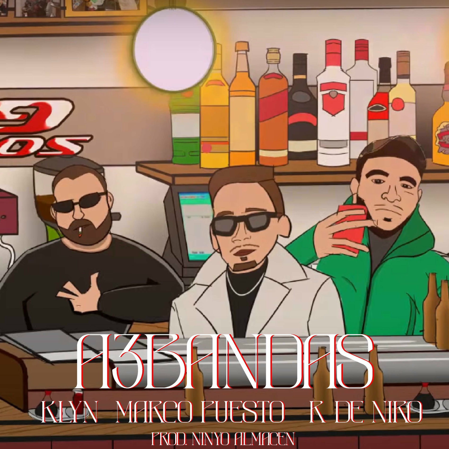 Album cover of A3BANDAS (feat. NinyoAlmacen, Marco Puesto, R de Niro & Klyn)