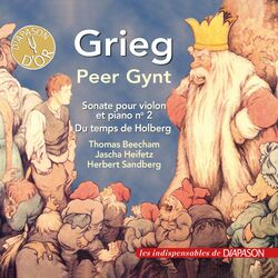 Cover of Grieg: Peer Gynt (Excerpts), Violin Sonata No. 2 & Holberg Suite (Les indispensables de Diapason)