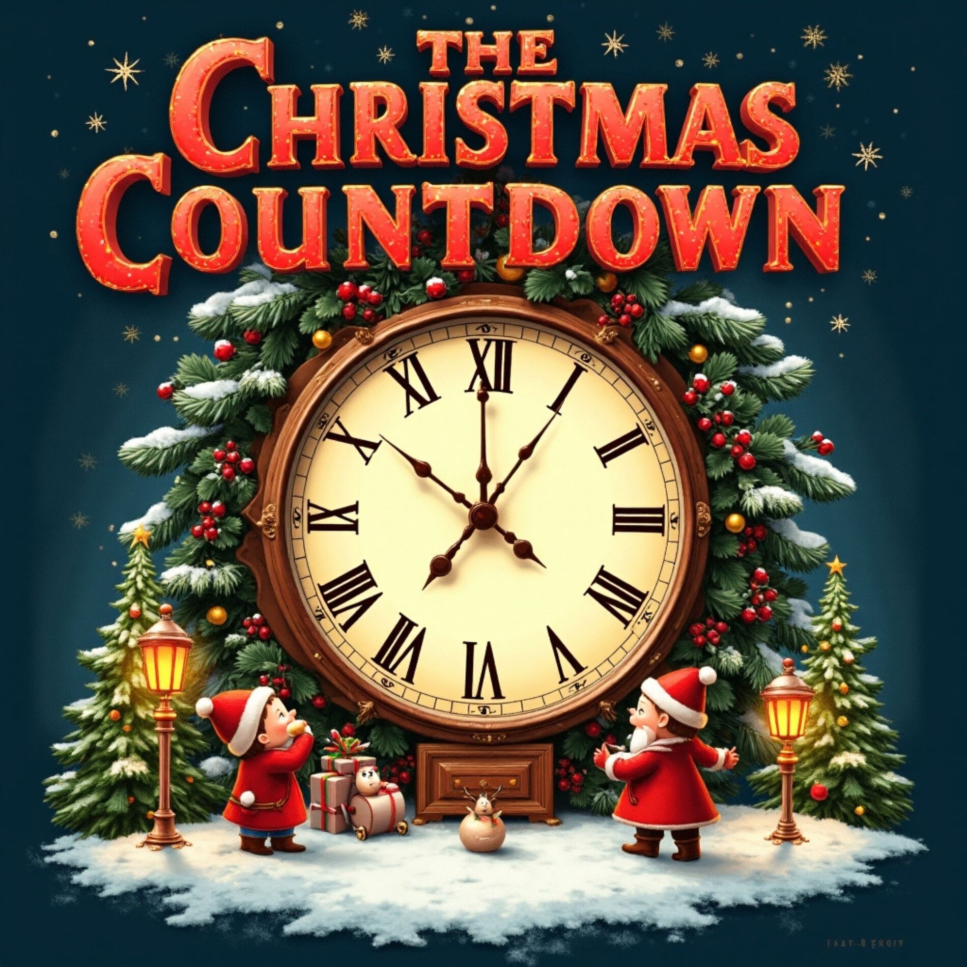 Album cover of The Christmas Countdown Songs