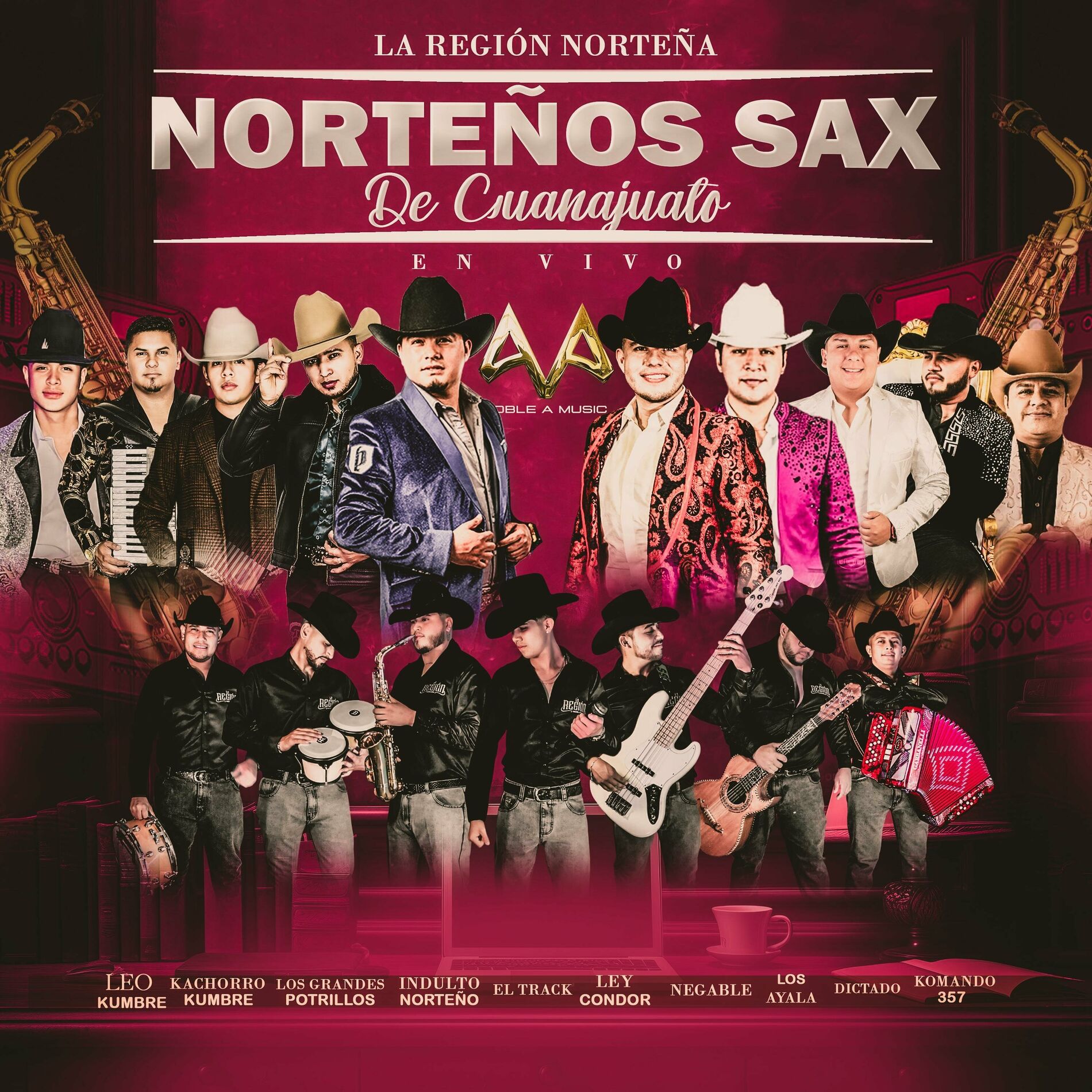 Album cover of Norteños Sax De Guanajuato