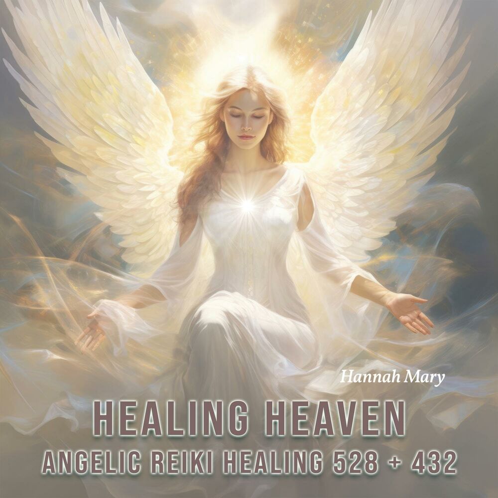 Picture of Healing Heaven: Angelic Reiki Healing 528 + 432, Angel Sleep Music, Receive Pure Light, and Unconditional Love, Repair DNA