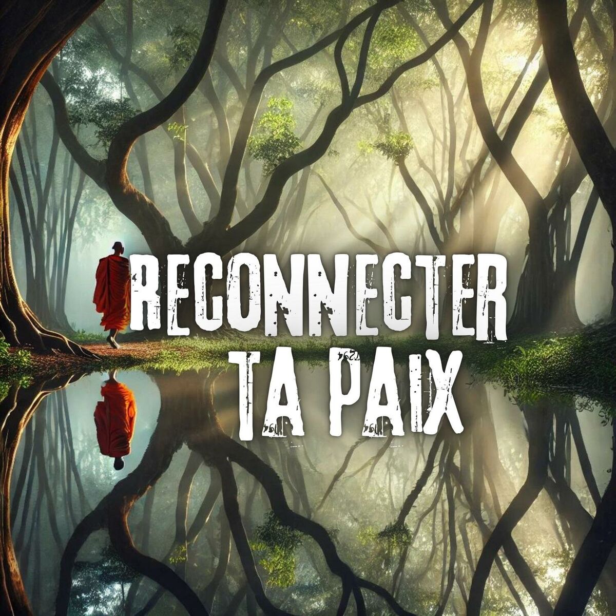 Album cover of Reconnecter ta paix: Musique de flûte de Bouddha avec des sons de cloche, Développez la conscience