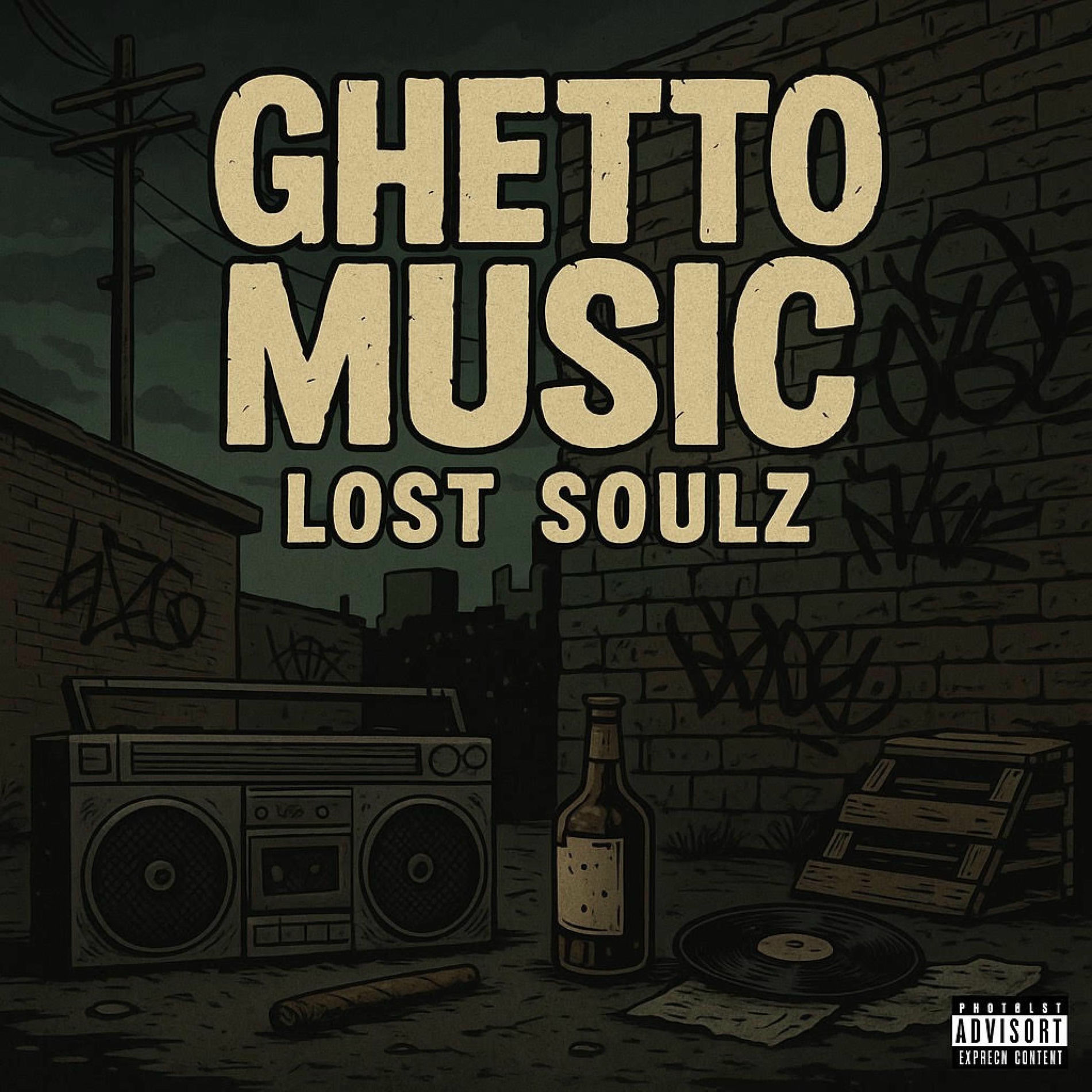 Album cover of GHETTO MUSIC (feat. SiNa & Mygz)