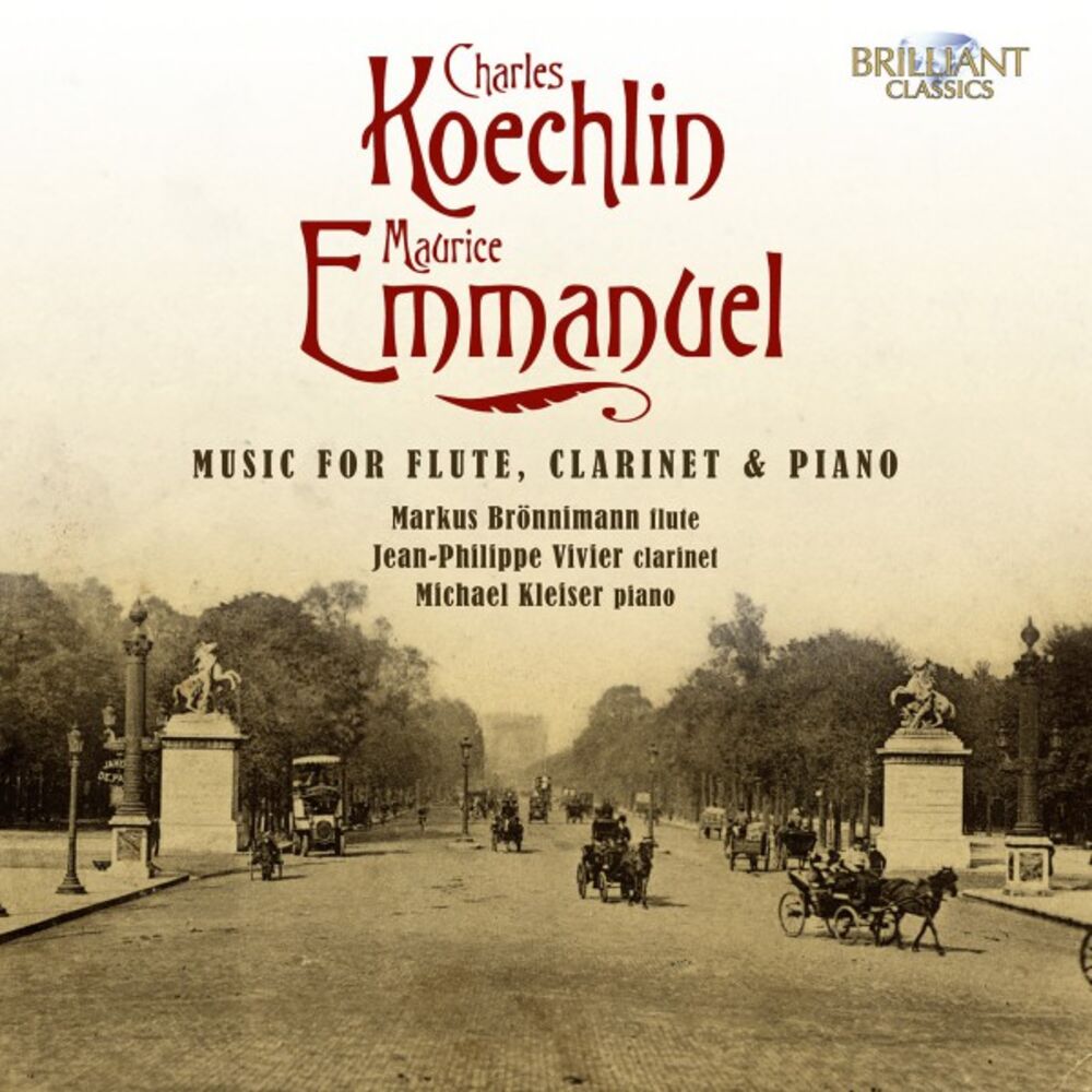 Picture of Koechlin & Emmanuel: Music for Flute, Clarinet and Piano