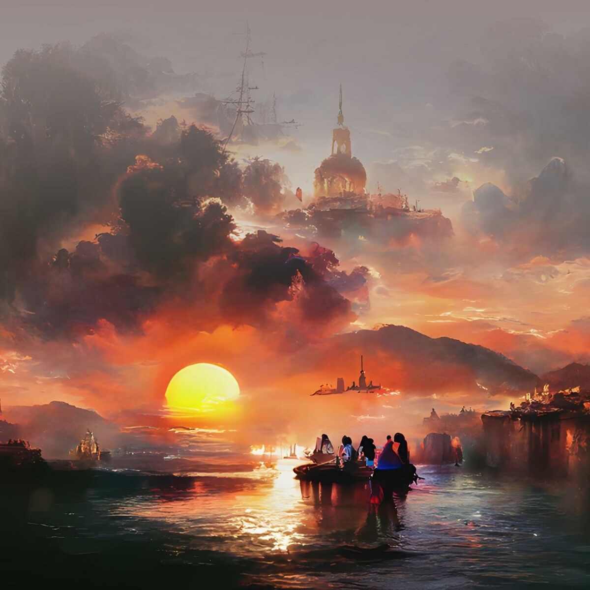 Album cover of Watching the sunset smile