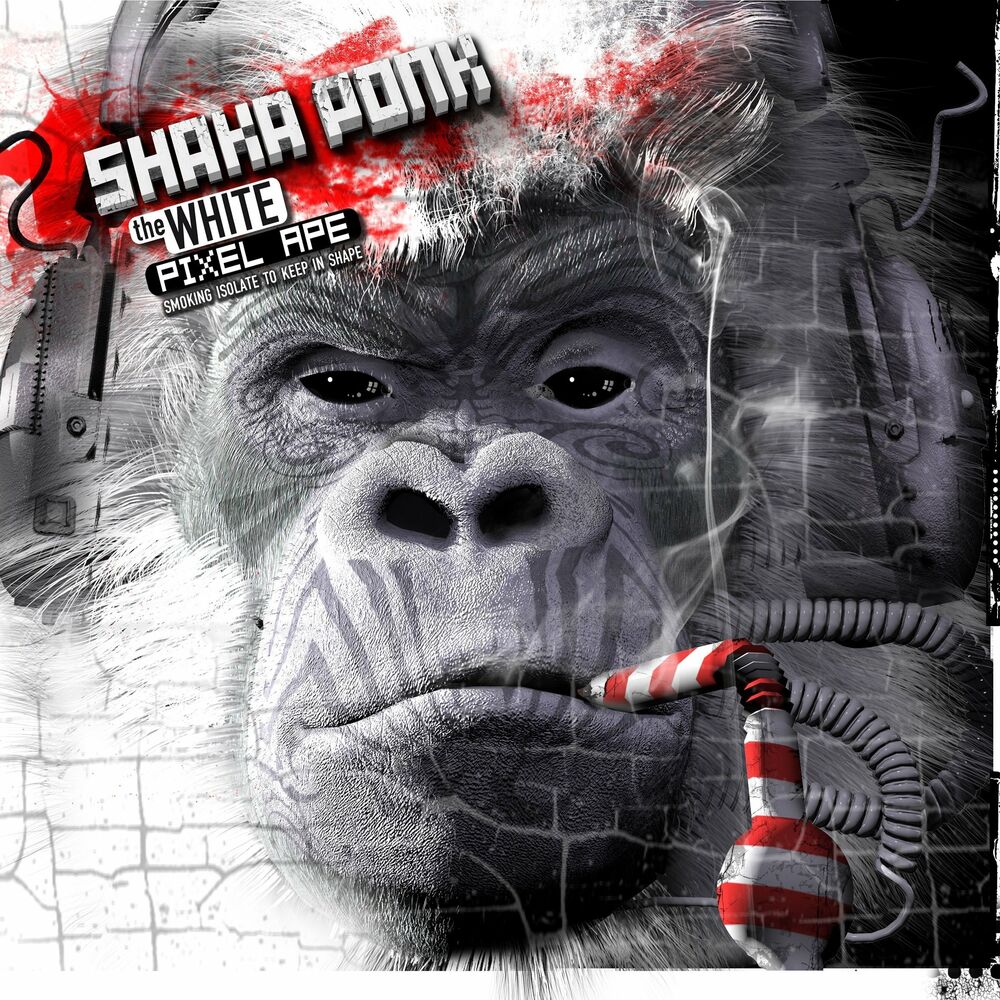 Picture of The White Pixel Ape (Smoking Isolate to Keep in Shape)