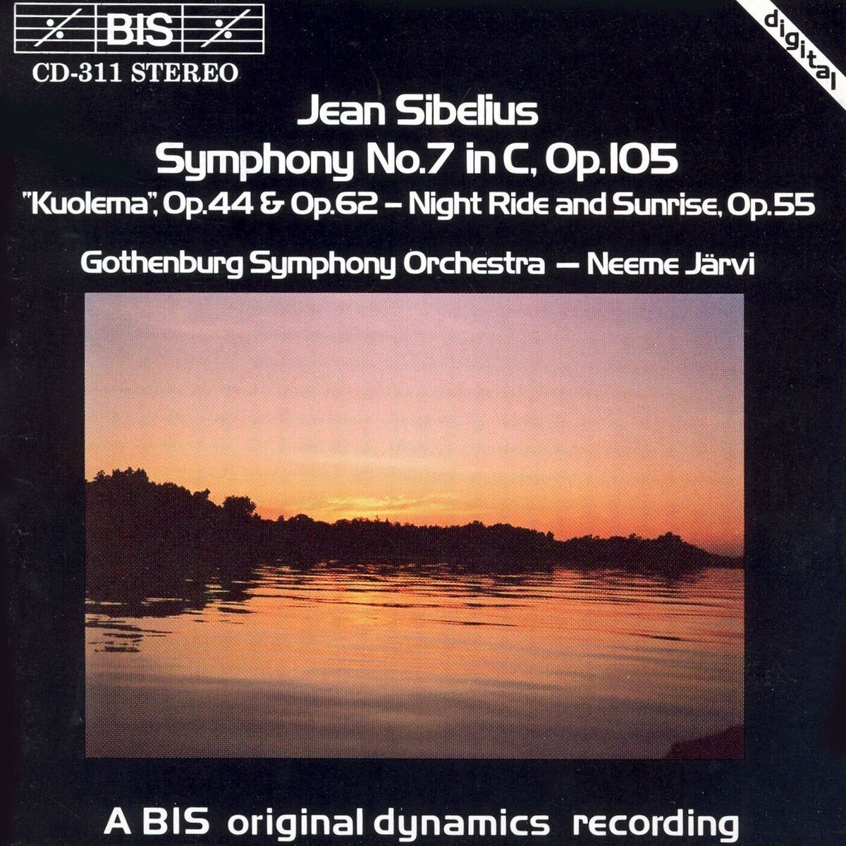 Album cover of Sibelius: Symphony No. 7 / Kuolema: Incidental Music / Night-Ride and Sunrise