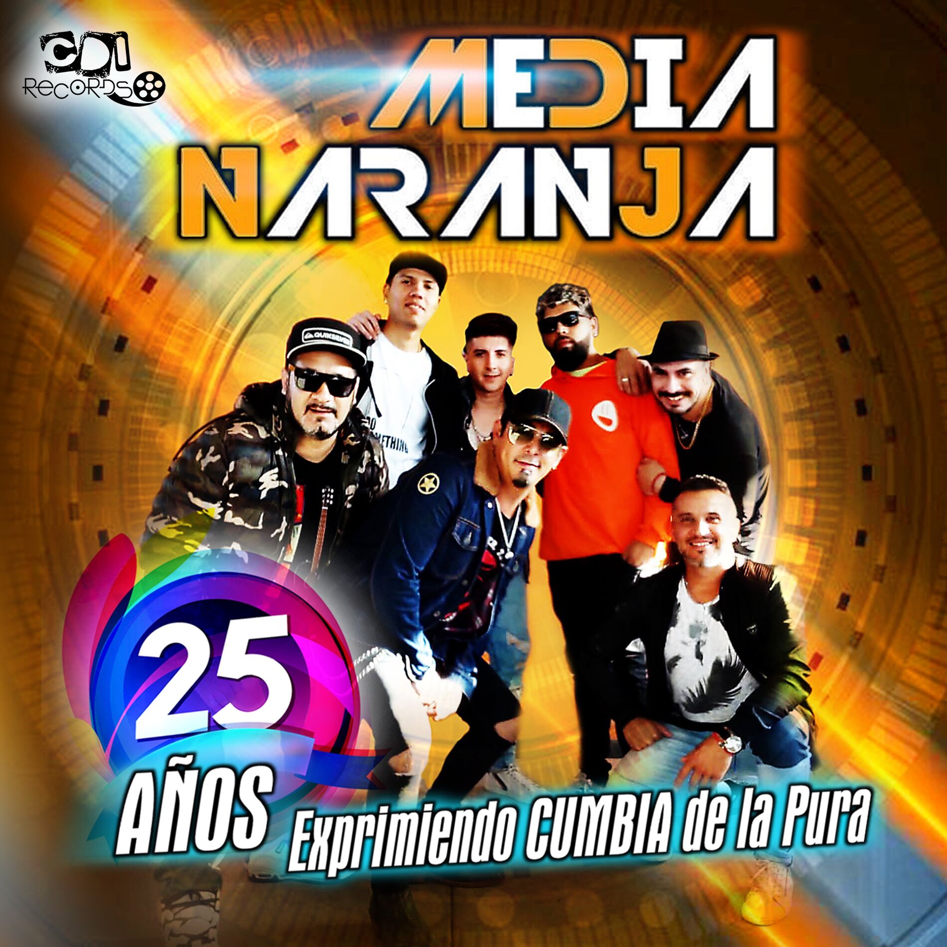 Album cover of 25 años exprimiendo cumbia de la pura