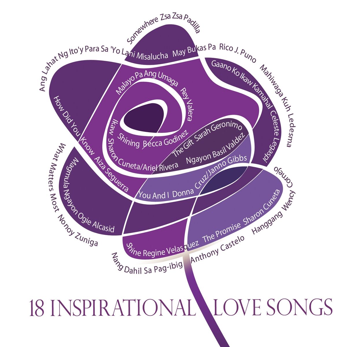 Album cover of 18 Inspirational Love Songs