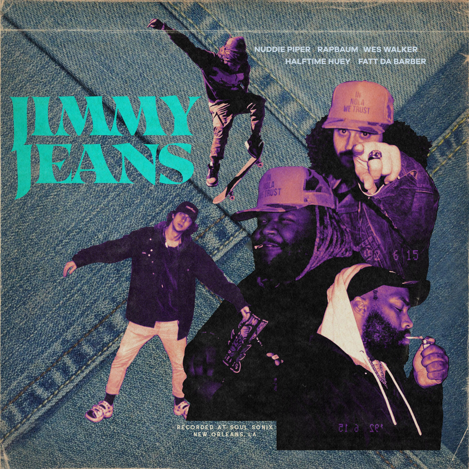 Album cover of Jimmy Jeans (feat. Nuddie Piper, Halftime Huey, Wes Walker & Fatt Da Barber)