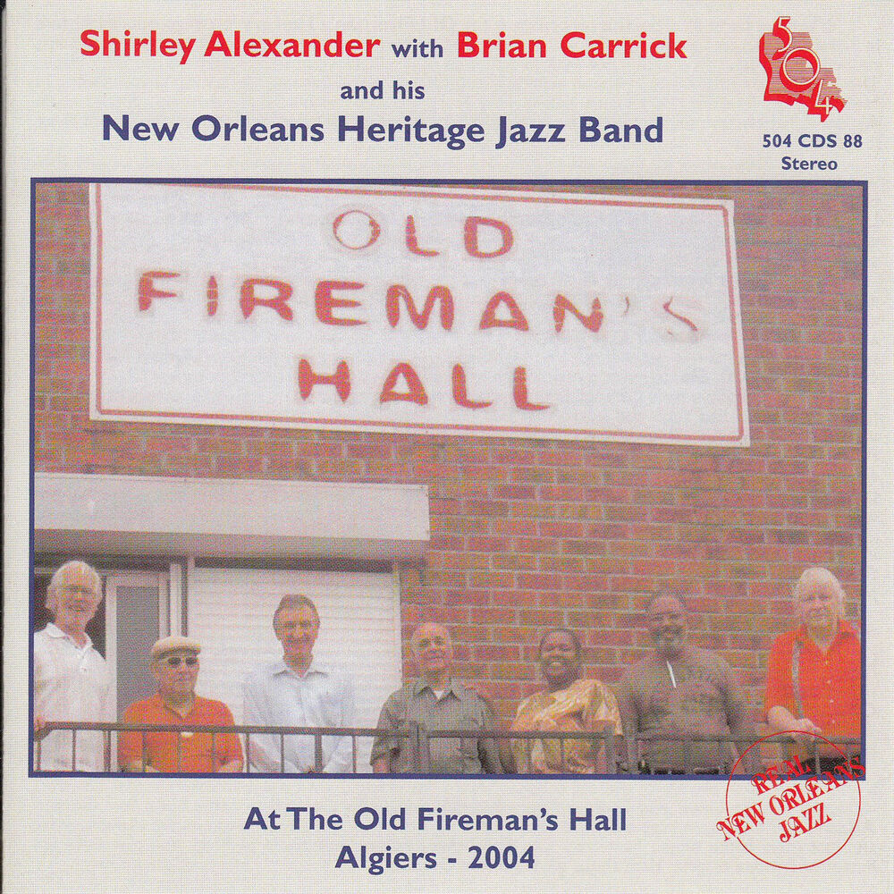 Picture of Shirley Alexander with Brian Carrick & His New Orleans Heritage Jazz Band at the Old Fireman's Hall Algiers 2004