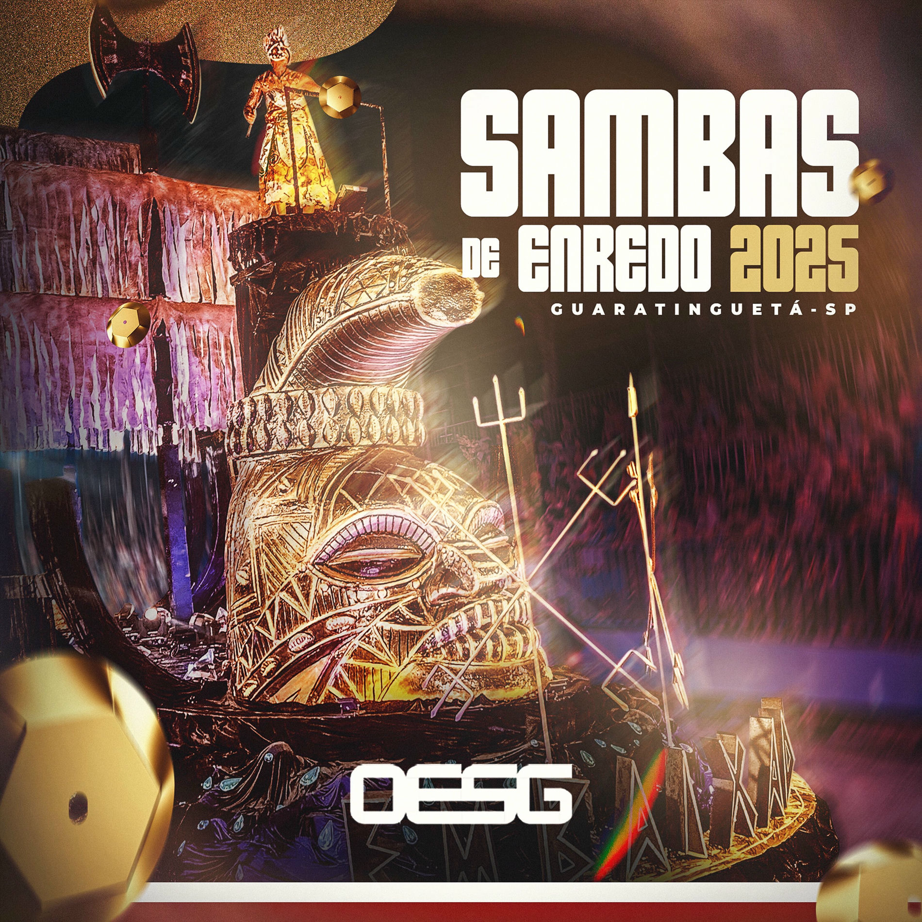 Album cover of Sambas de Enredo 2025 Guaratinguetá - Sp